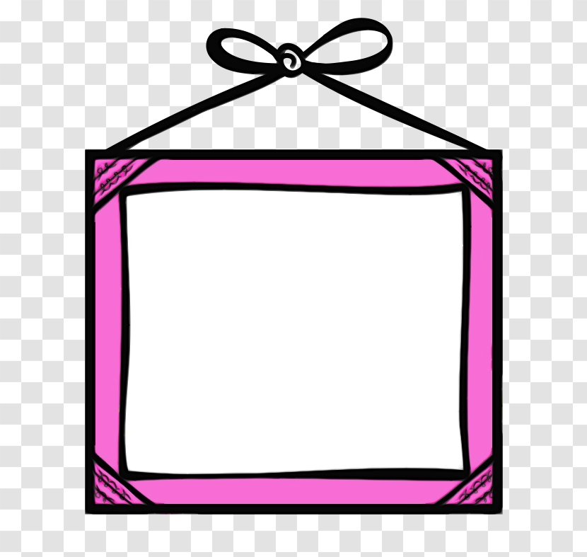 Background Pink Frame - Literacy - Picture Rectangle Transparent PNG