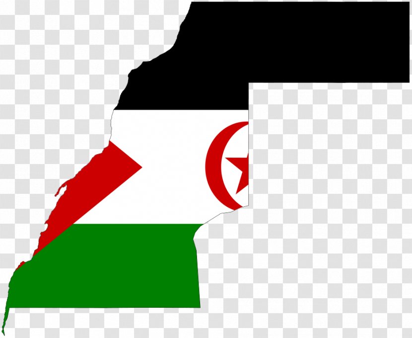 Flag Of Western Sahara Map Morocco - Logo Transparent PNG