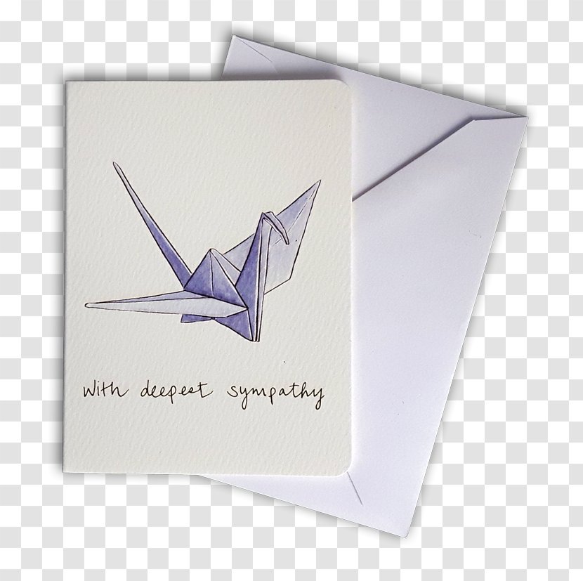 Origami Paper Greeting & Note Cards Crane - Humour Transparent PNG