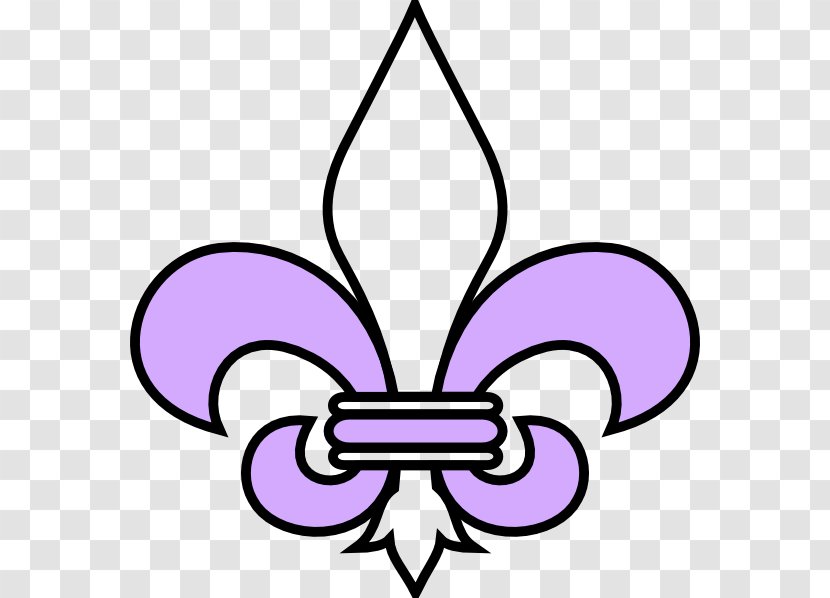 Fleur-de-lis Free Content Scouting Royalty-free Clip Art - Wikimedia Commons - Saints Fleur De Lis Stencil Transparent PNG