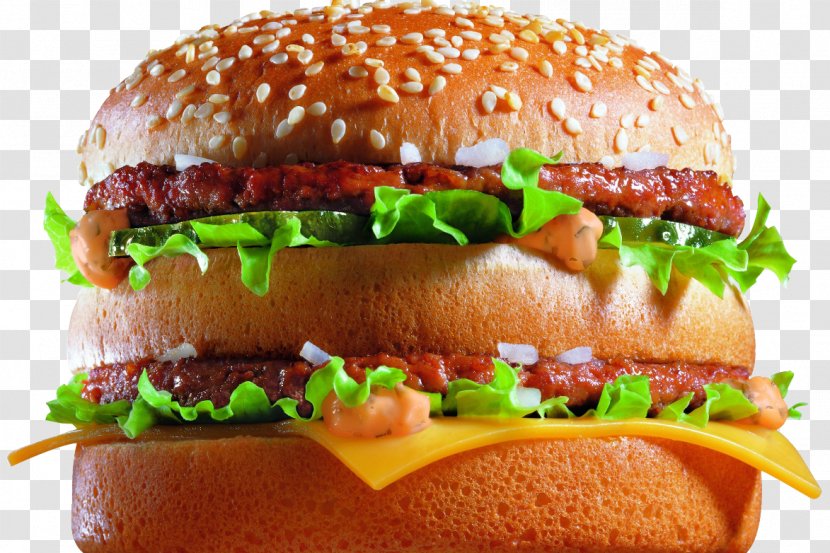 McDonald's Big Mac Quarter Pounder Hamburger French Fries McGriddles - Fried Food - Burger King Transparent PNG