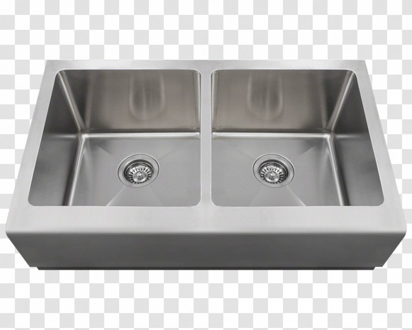 Kitchen Sink Stainless Steel Bowl - Bathroom Transparent PNG