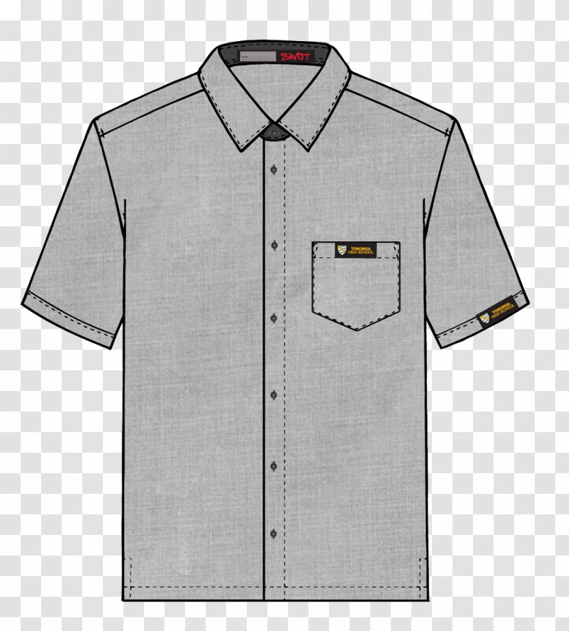Dress Shirt T-shirt School Uniform Polo - End Transparent PNG