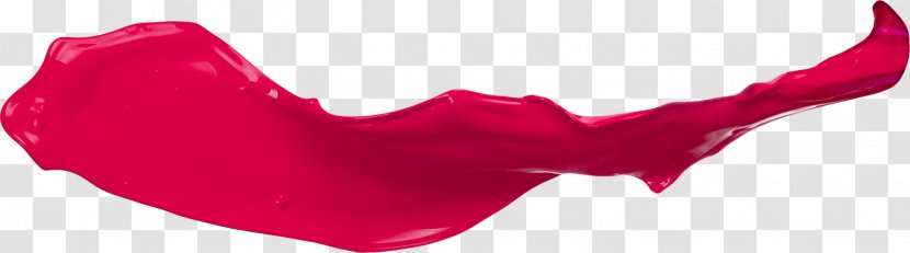 Red Silk Pongee Textile - Paint - Ribbon Transparent PNG