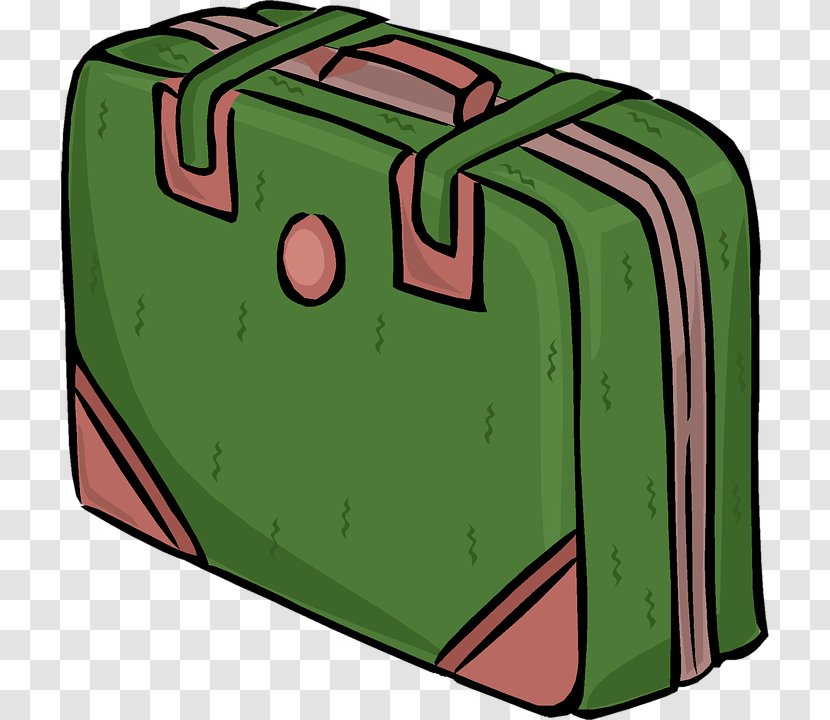 Suitcase Baggage Travel Cartoon Clip Art - Luggage Bags Transparent PNG