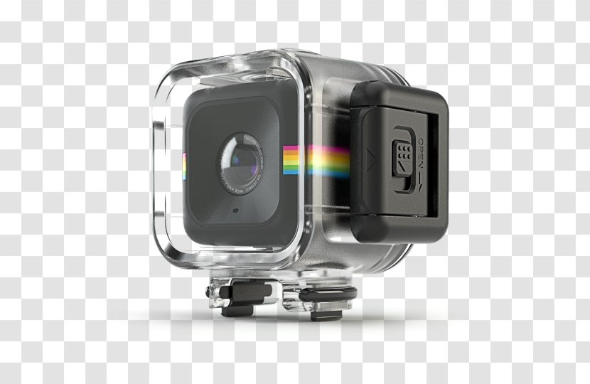 Polaroid Cube+ Action Camera - Yi Waterproof Case Transparent PNG