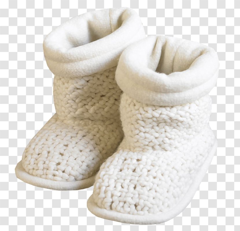 Snow Boot Shoe Wool - Mukluk - Children Knitted Boots Transparent PNG