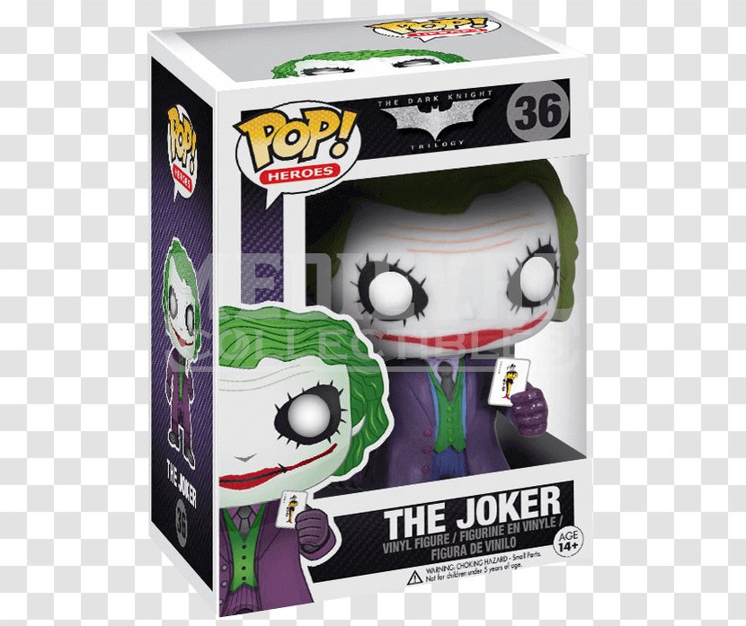 Batman Joker Harley Quinn Funko Action & Toy Figures - Dark Knights Face Transparent PNG