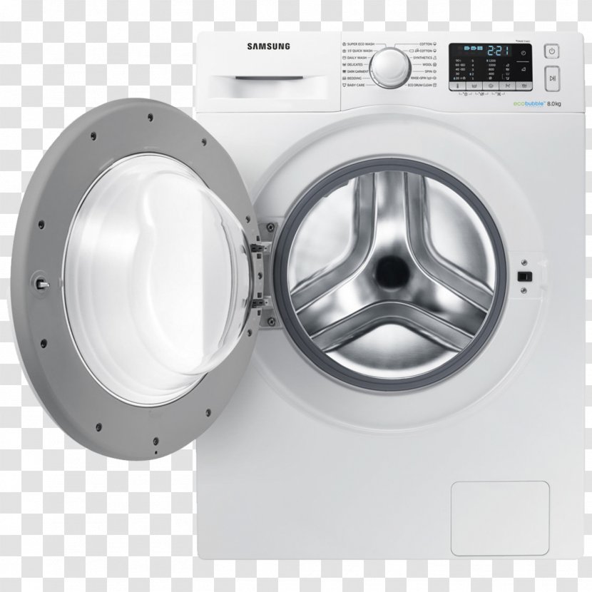 Samsung Washing Machine Machines 1400rpm Ecobubble - Home Appliance Transparent PNG