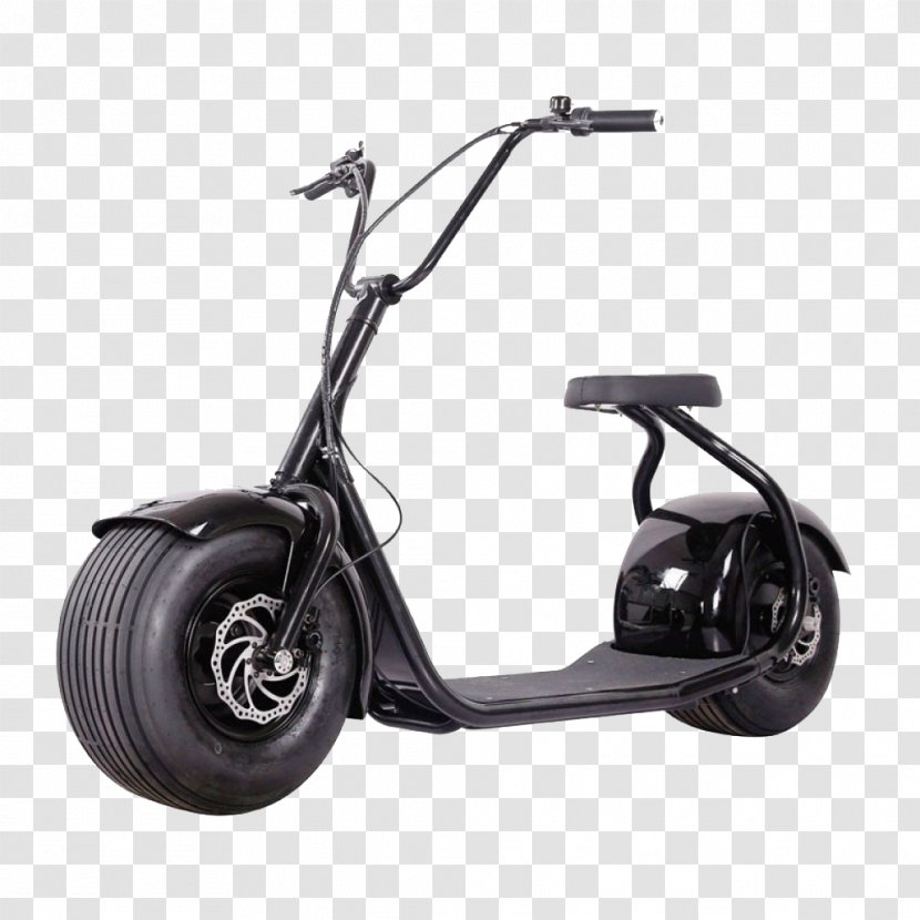 Electric Vehicle Scooter Car Bicycle - Tire Transparent PNG