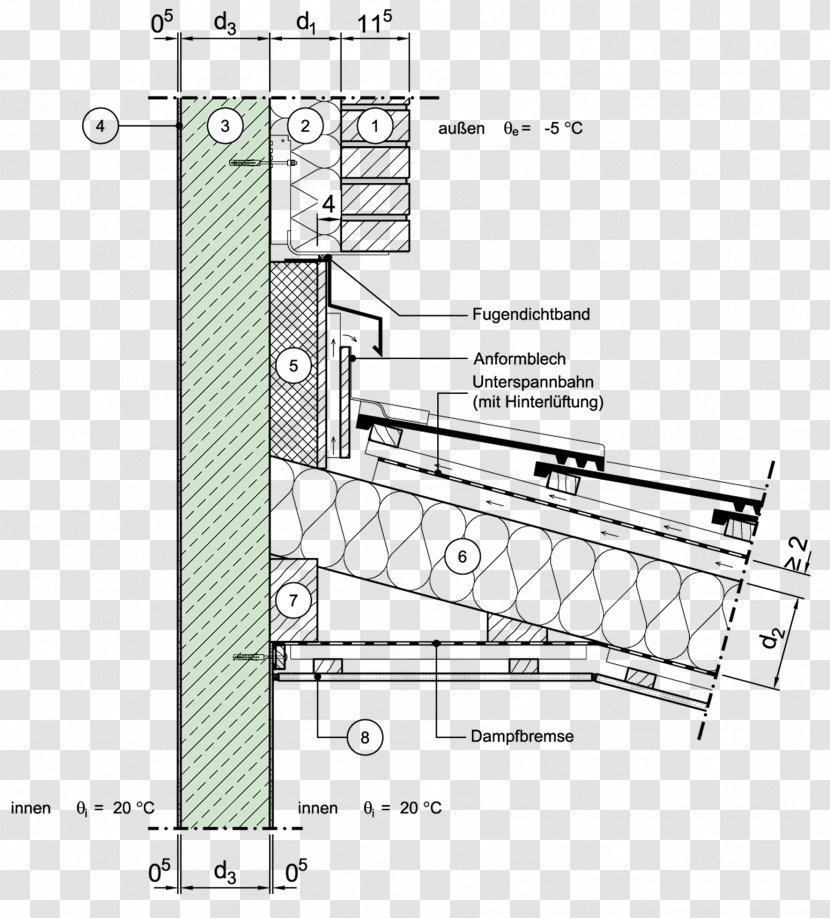 Flat Roof Wall Pfettendach Masonry Veneer - Floor - Rollup Bundle Transparent PNG