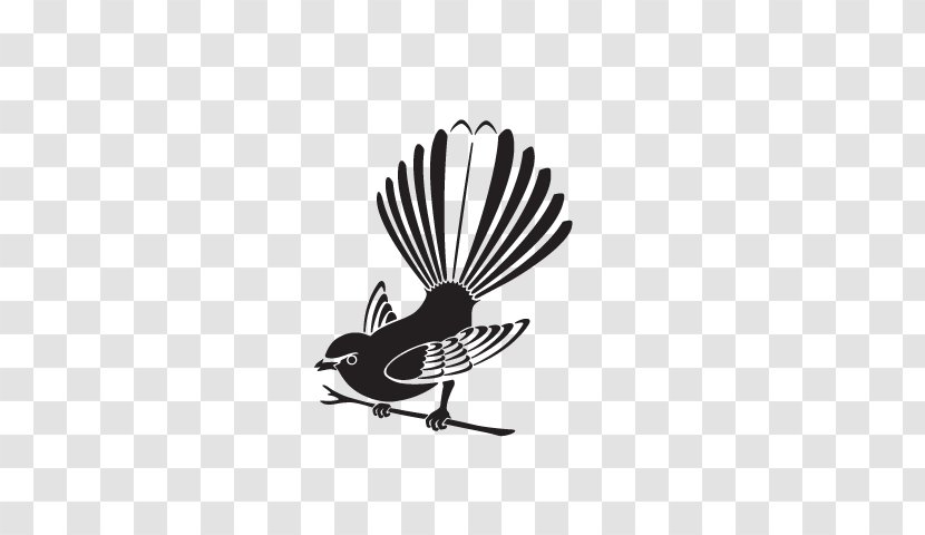 Bird New Zealand Fantail Clip Art Image Drawing Transparent PNG