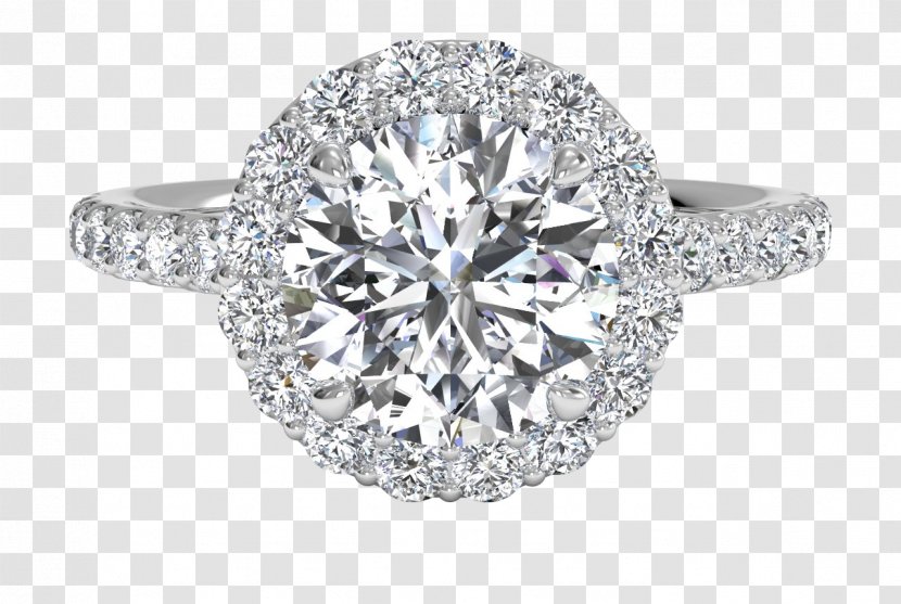 Engagement Ring Wedding Diamond - Princess Cut Transparent PNG