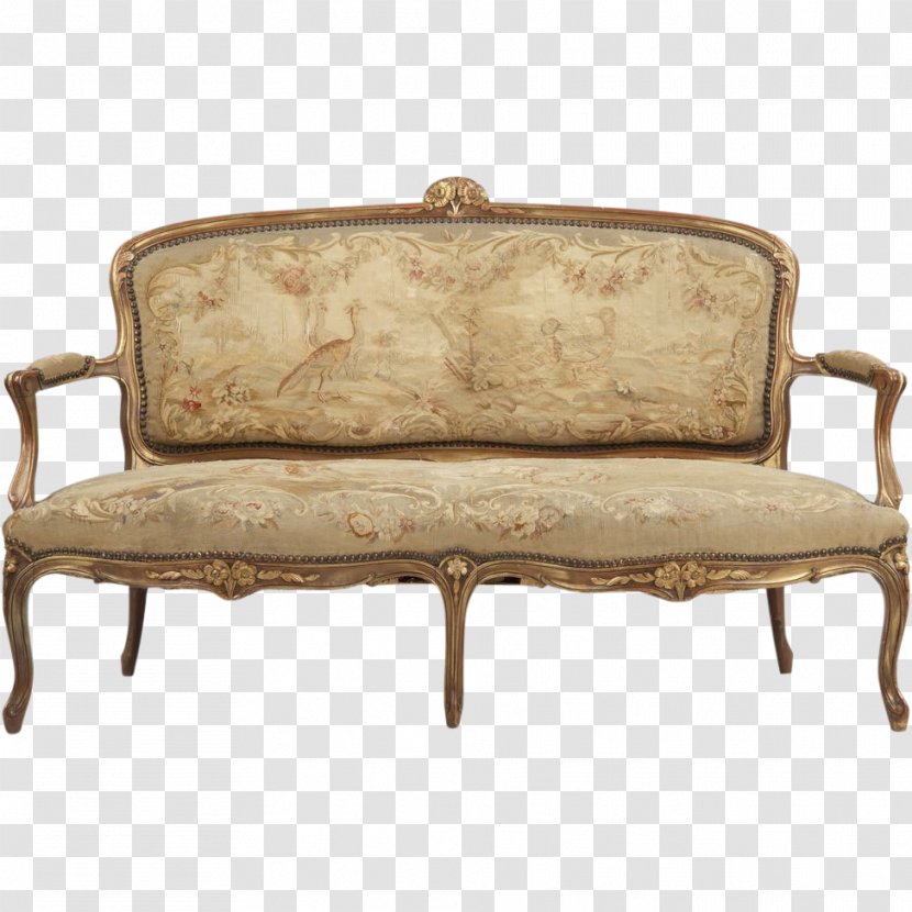 France Couch Chair Louis Quinze XVI Style - Xvi Transparent PNG