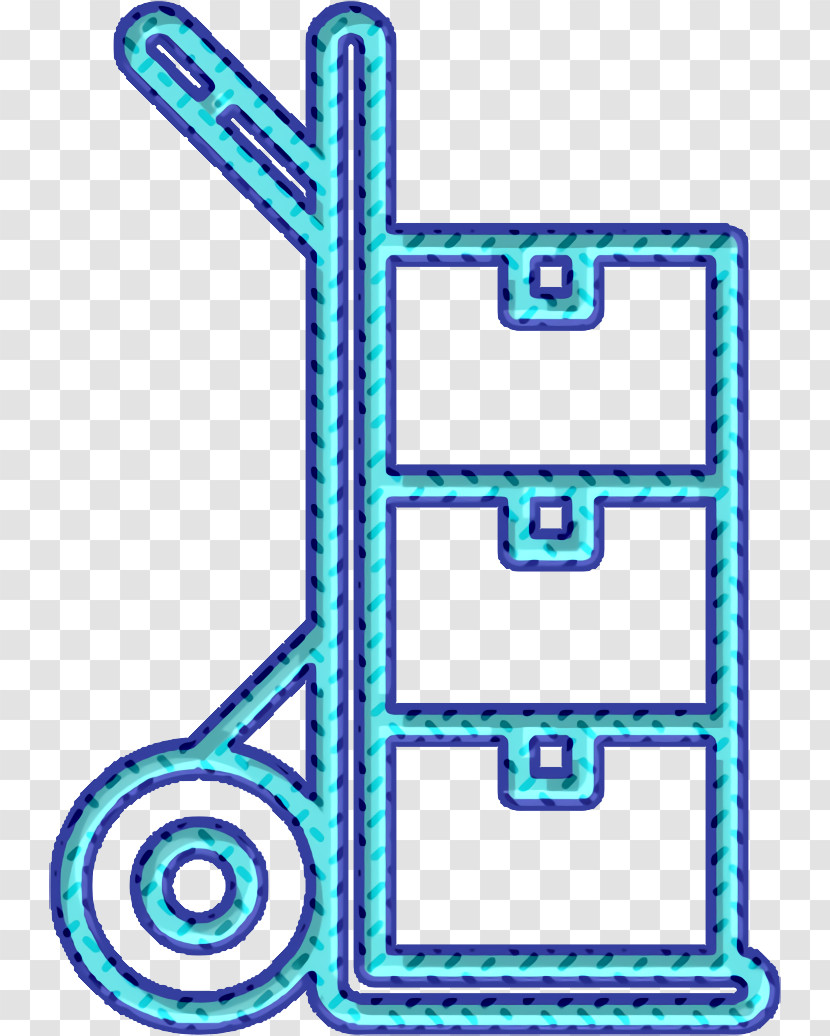 Box Icon Delivery Icon Trolley Icon Transparent PNG