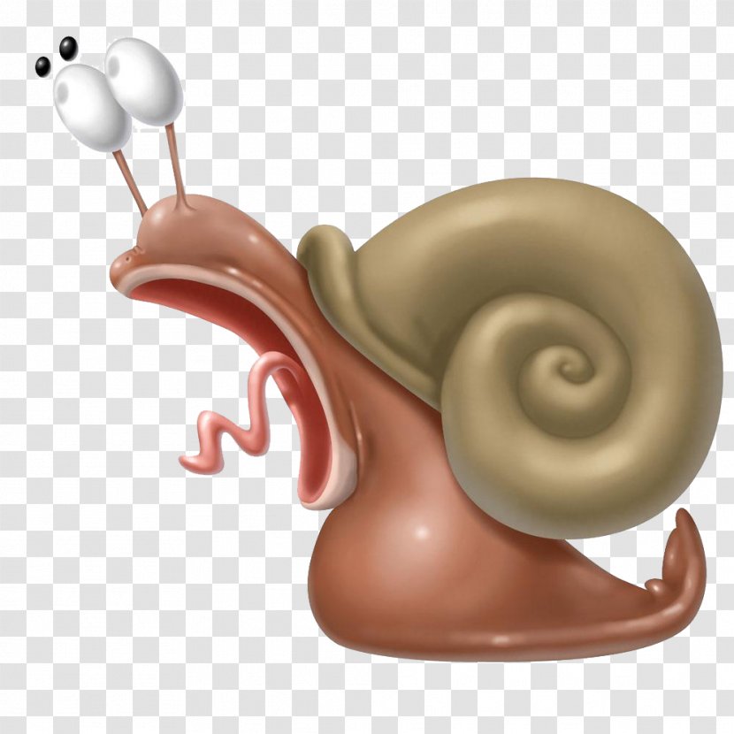 Cartoon Illustration - Heart - Horror Snail Transparent PNG