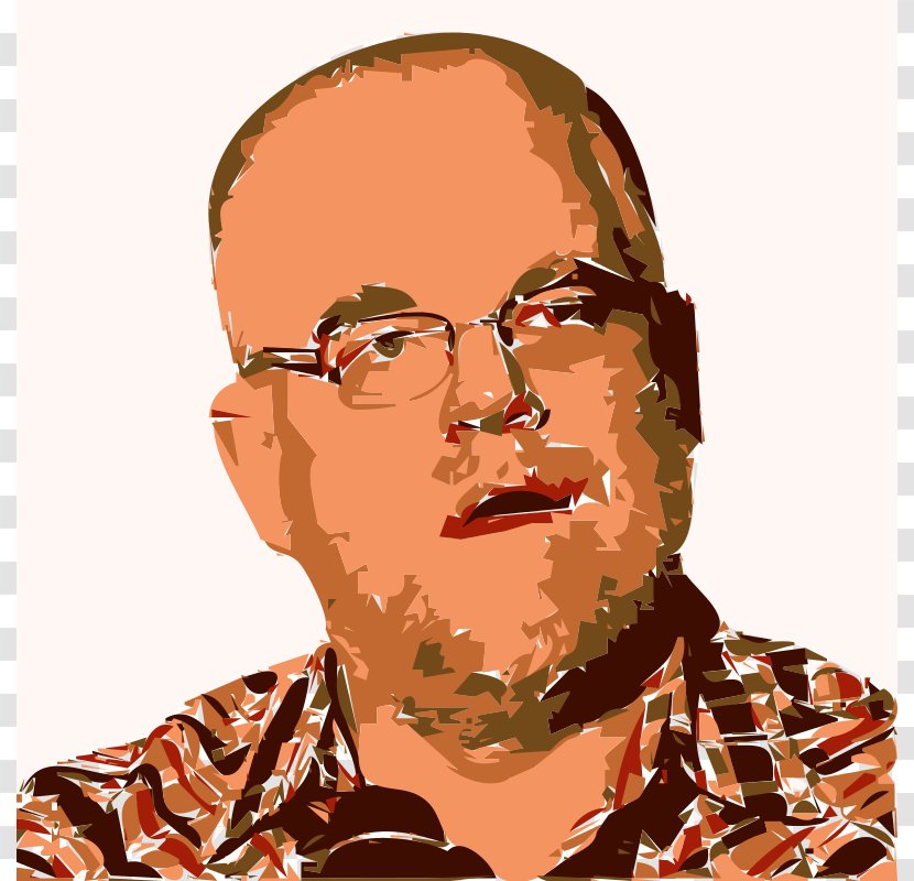 Philip Seymour Hoffman Clip Art - Jaw - Brown Hair Wearing Glasses Foreign Men Transparent PNG