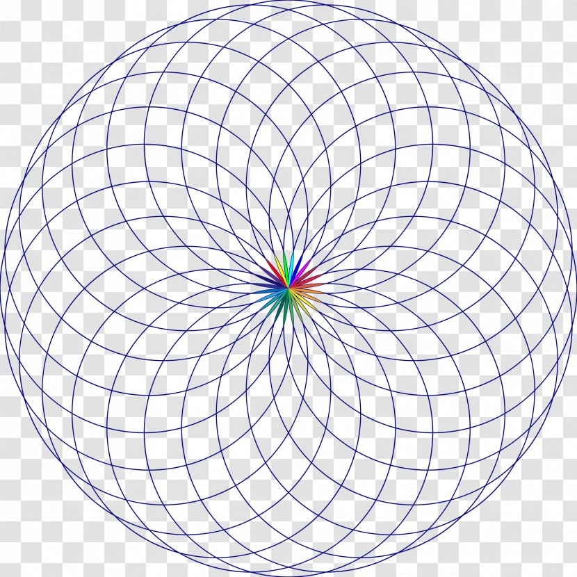 Circle Drawing Mandala Ornament Rosette - Sphere - Tangle Transparent PNG