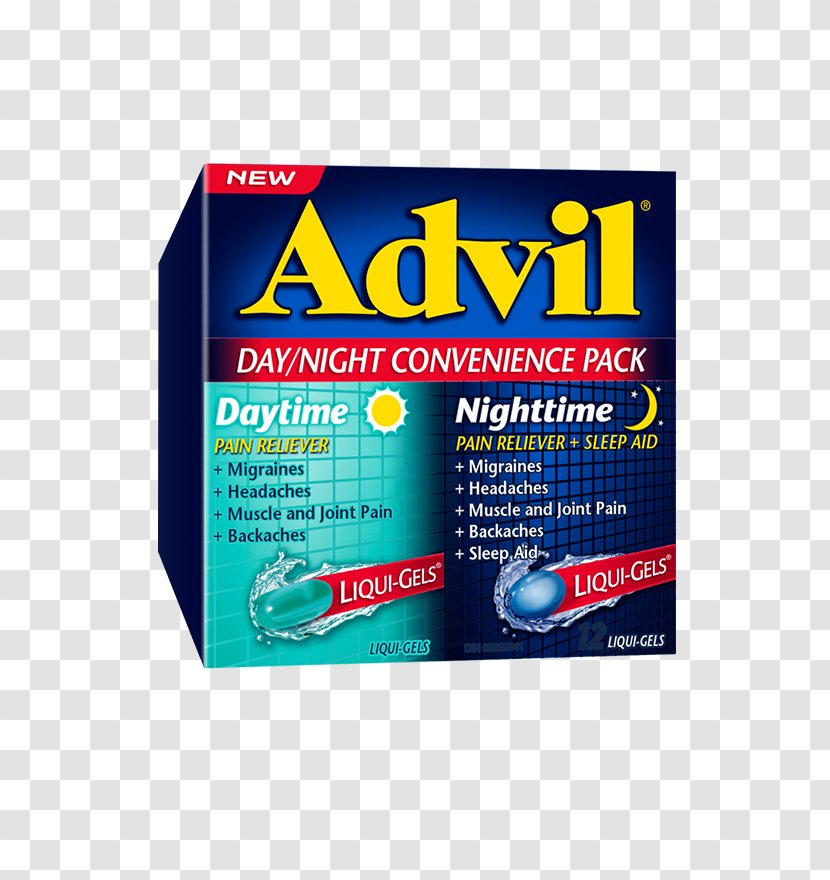 Ibuprofen Night Ache Tablet Milligram - Acetaminophen Transparent PNG