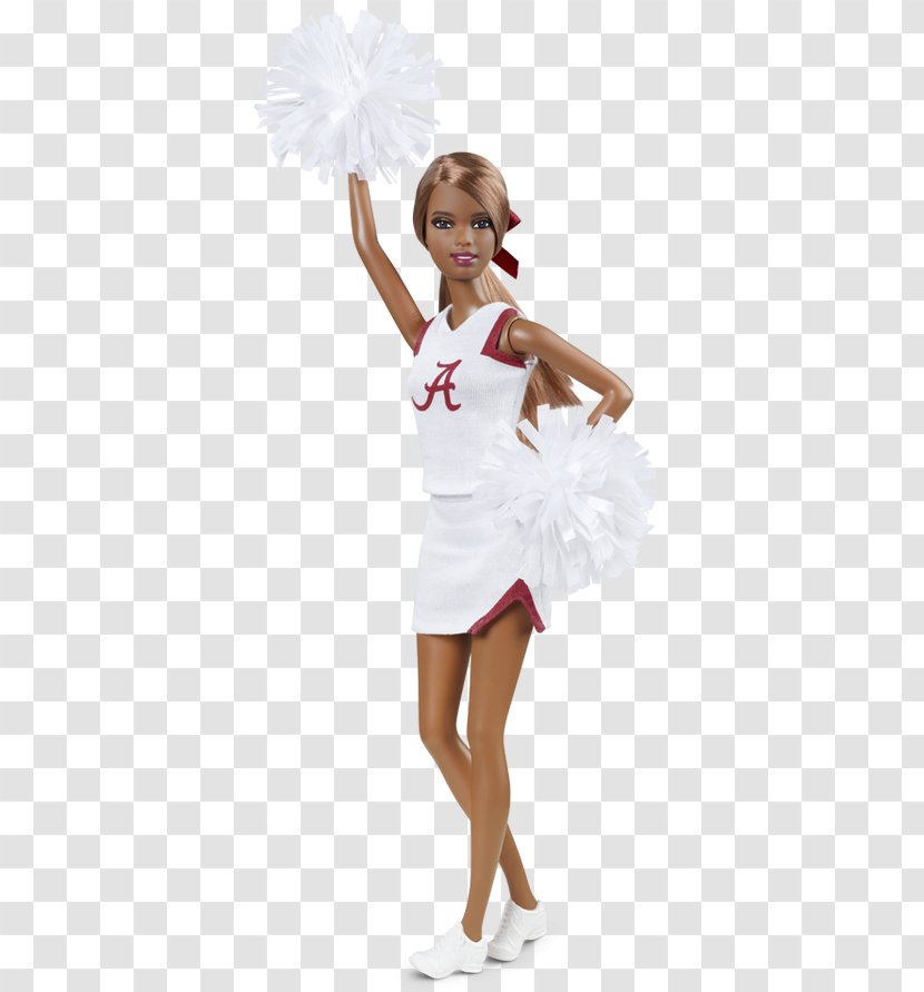 University Of Alabama Barbie Doll Toy - Watercolor Transparent PNG