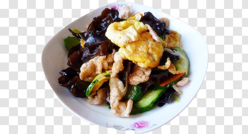 Moo Shu Pork Shandong Red Braised Belly Cucumber - Small Cap Transparent PNG