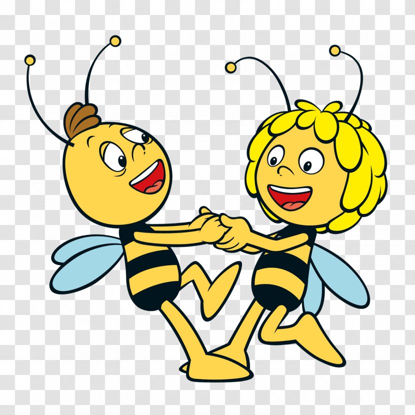 Honey Bee Maya The Willy Insect - Cartoon Transparent PNG