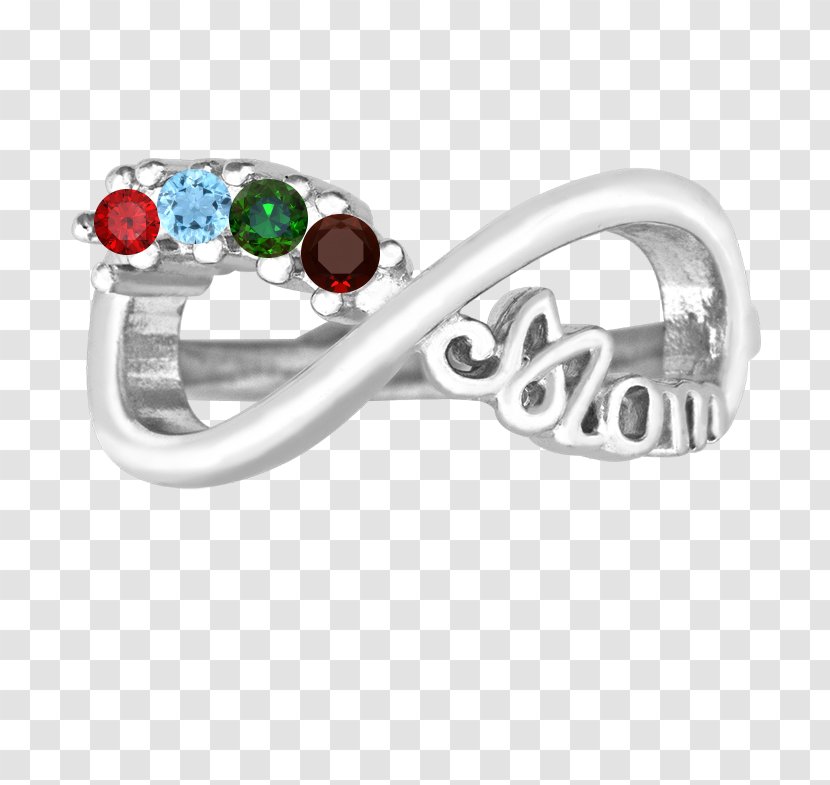 Ring Silver Gemstone Body Jewellery - Sterling Transparent PNG