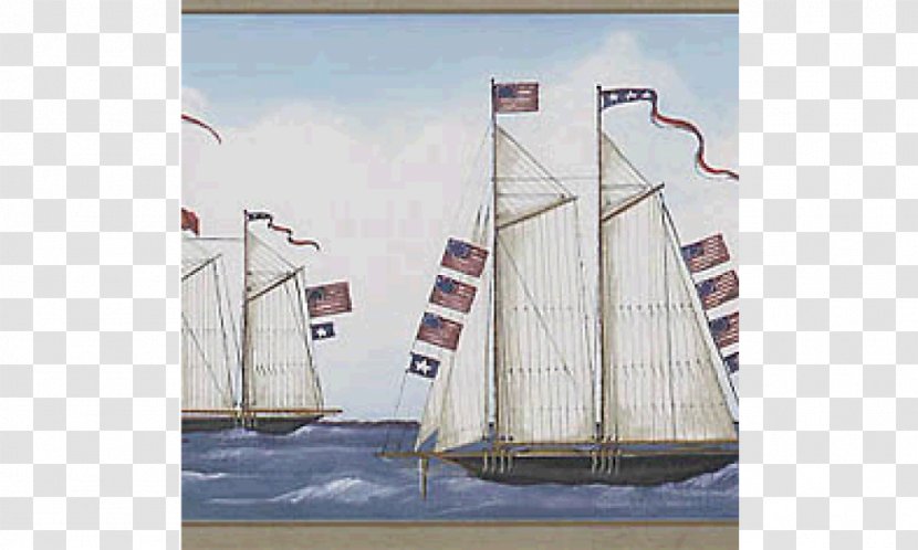 Sailing Ship Clipper Tall - Carrack - Decorative Chart Yacht Transparent PNG