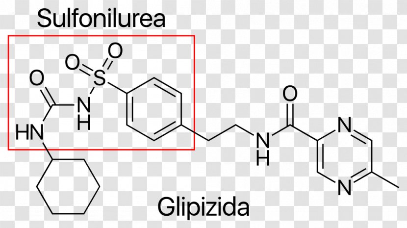 Glipizide Sulfonylurea Chemical Compound Substance Chemistry - Heart - Urea Transparent PNG