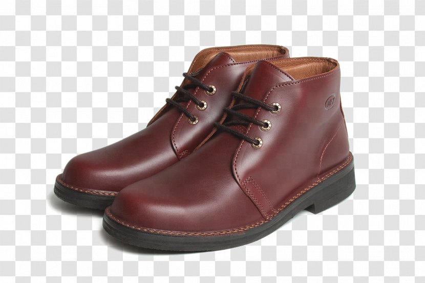 Leather Chukka Boot Shoe Footwear - Walking Transparent PNG