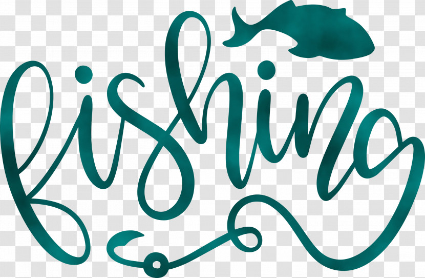 Logo Text Fishing Transparent PNG