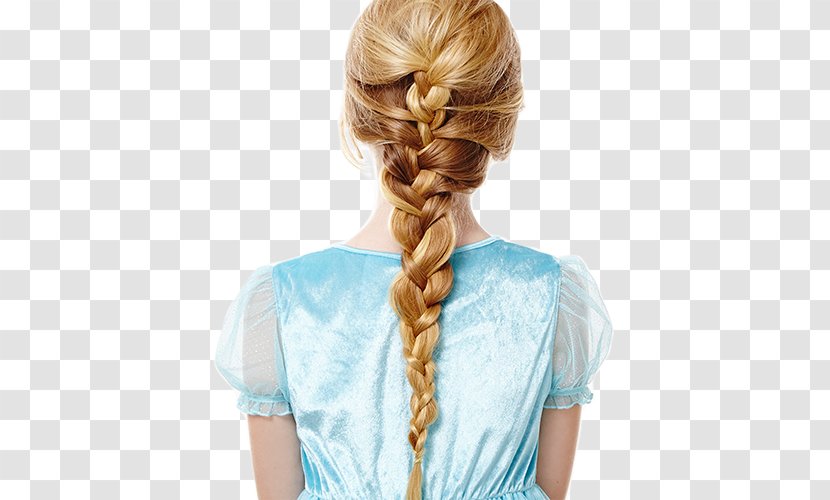 Elsa Anna Hairstyle Braid Transparent PNG