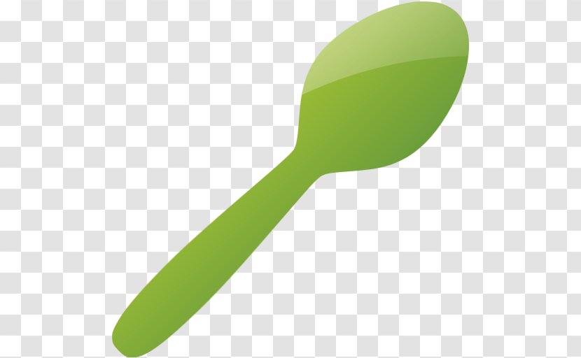Spoon Line - Green Transparent PNG