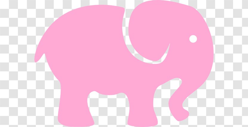 Seeing Pink Elephants Clip Art - African Elephant - Pictures Of Transparent PNG