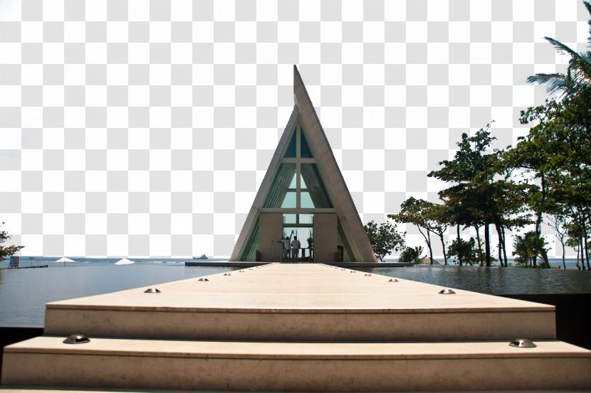 Architecture Nature Fukei - Tourist Attraction - Tier Ta Bali Water Church Transparent PNG