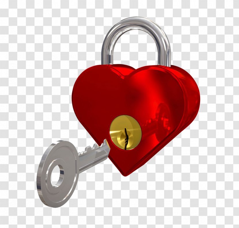 Key Padlock Heart Photography - Love - Heart-shaped Lock And Transparent PNG