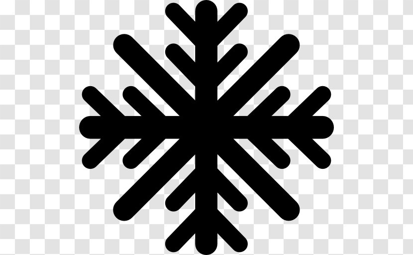 Snowflake Crystal Cold - Text Transparent PNG