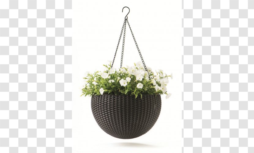 Flowerpot Hanging Basket Garden Plastic - Clothes Hanger Transparent PNG