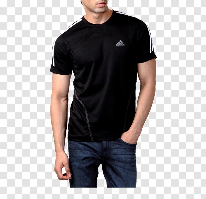 T-shirt Sleeve Polo Shirt Clothing - Crew Neck - Adidas T Transparent PNG