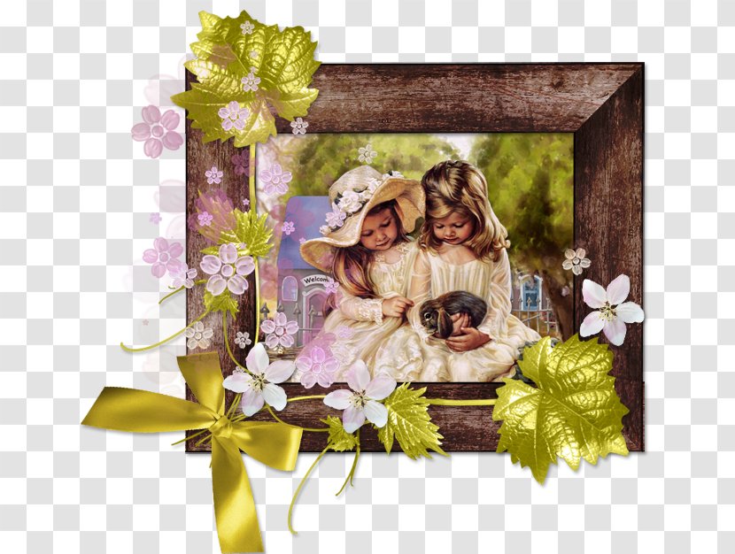 Picture Frames Floral Design Paper Painting Film Frame - Zj Transparent PNG