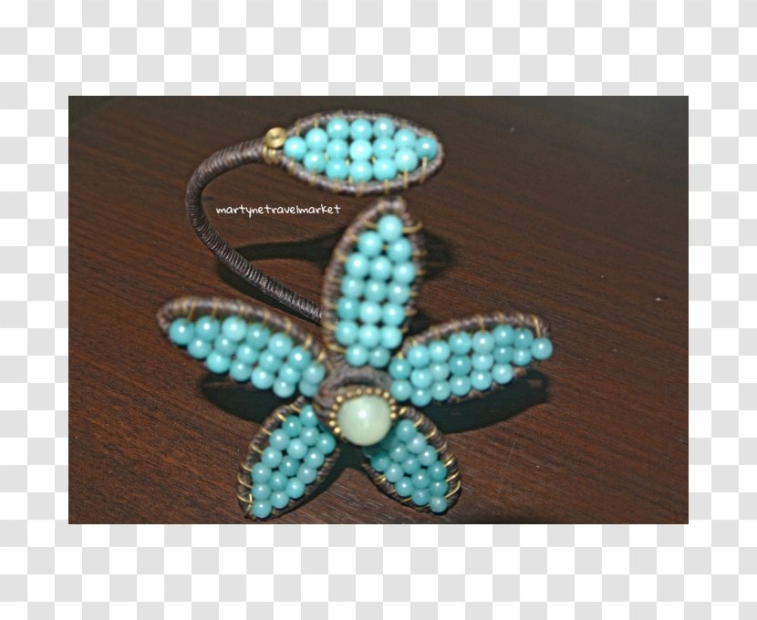 Bracelet Pearl Turquoise Gemstone Brooch - Brass - Perle Transparent PNG
