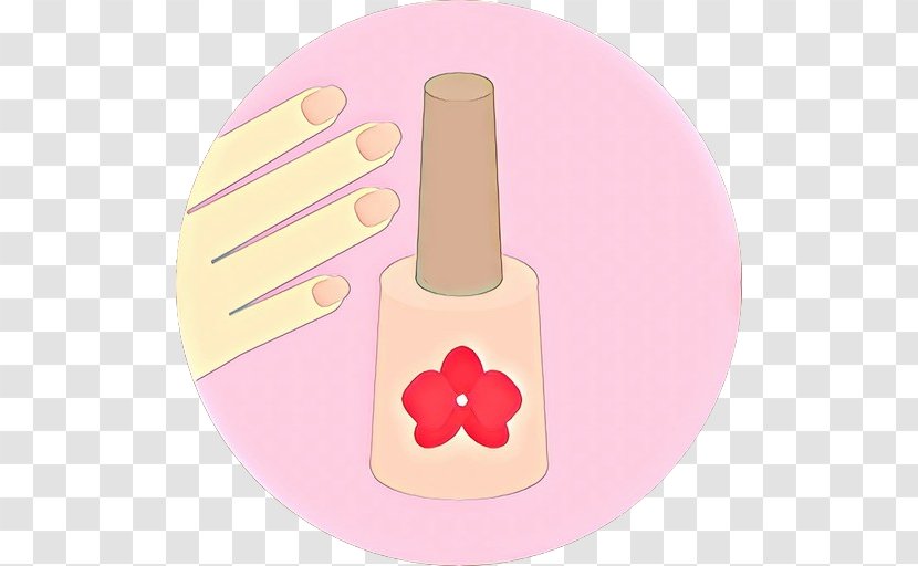 Pink Nail Polish Cosmetics Care Material Property - Finger Transparent PNG