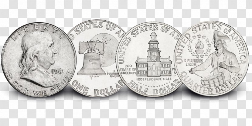 Coin United States Thirteen Colonies Silver Declaration Of Independence - White Transparent PNG