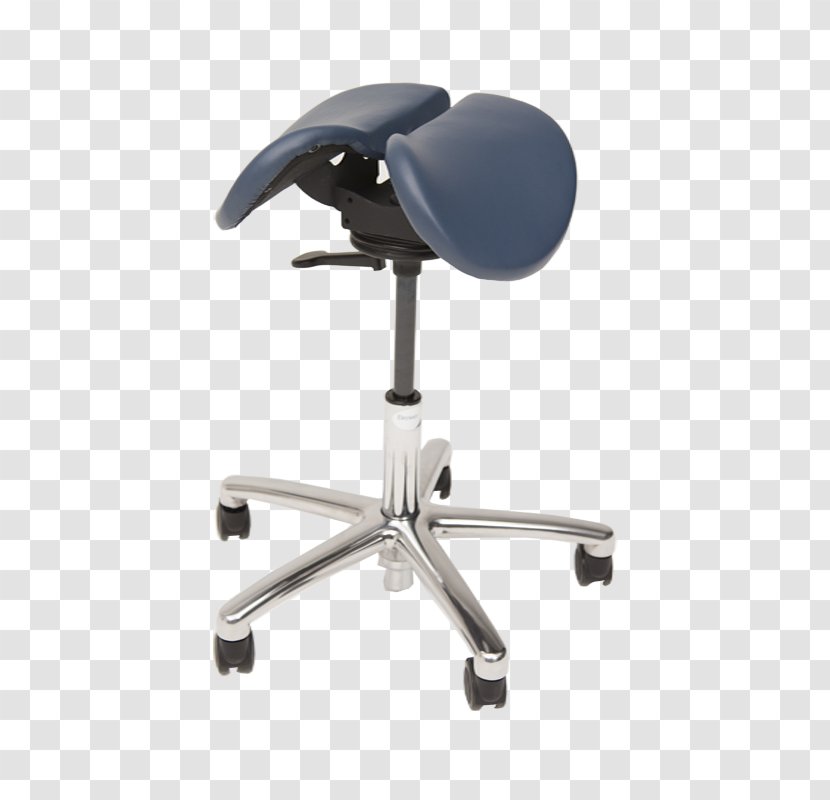 Office & Desk Chairs Saddle Doctor's Stool - Blue Back Ground Transparent PNG