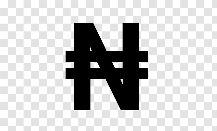 Nigerian Naira Currency Symbol Yen Sign - Black - Peru Vector Transparent PNG
