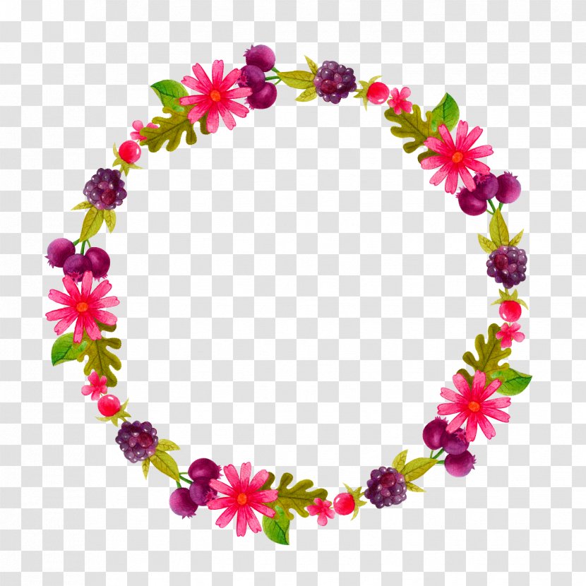 Floral Design Wreath Designer - Fruit Creative Garlands Transparent PNG