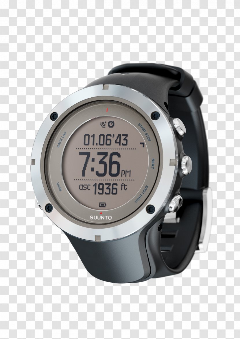 Suunto Oy GPS Watch Heart Rate Monitor Sport - Dive Computer Transparent PNG