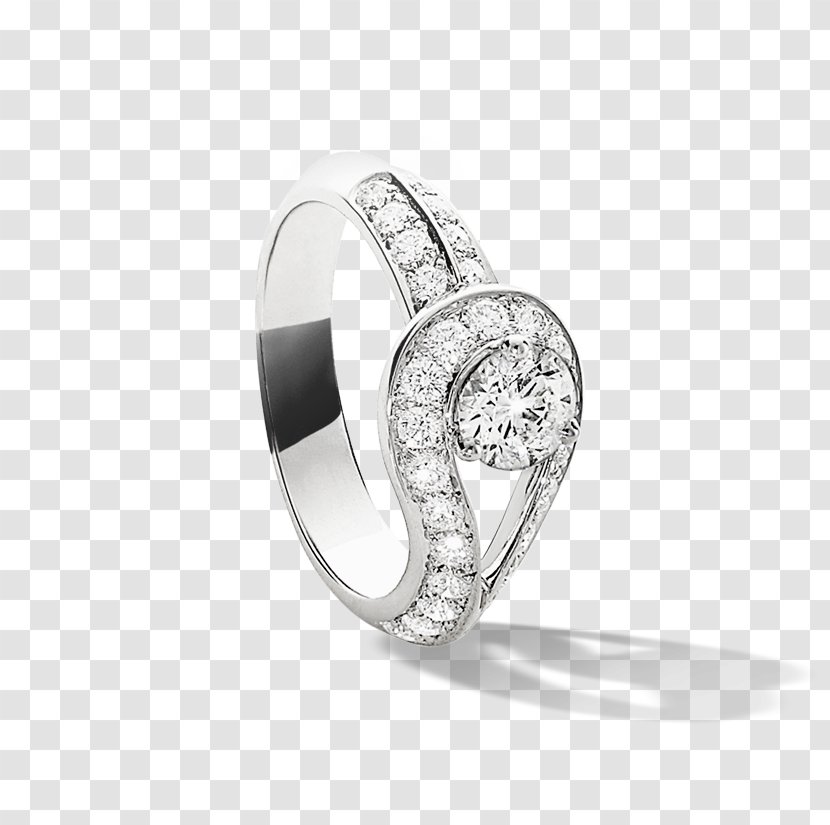 Diamond Wedding Ring Engagement - Body Jewelry - Van Cleef Transparent PNG