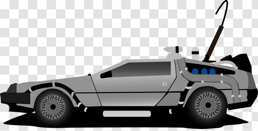 Car DeLorean DMC-12 Marty McFly Time Machine Motor Company - Automotive Design Transparent PNG