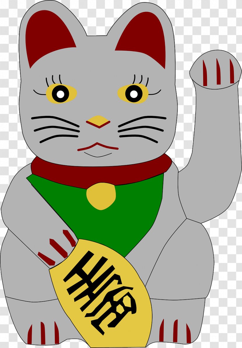 Cat Kitten Maneki-neko Clip Art - Artwork Transparent PNG